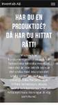 Mobile Screenshot of inventlab.se