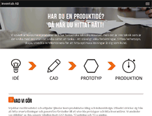 Tablet Screenshot of inventlab.se
